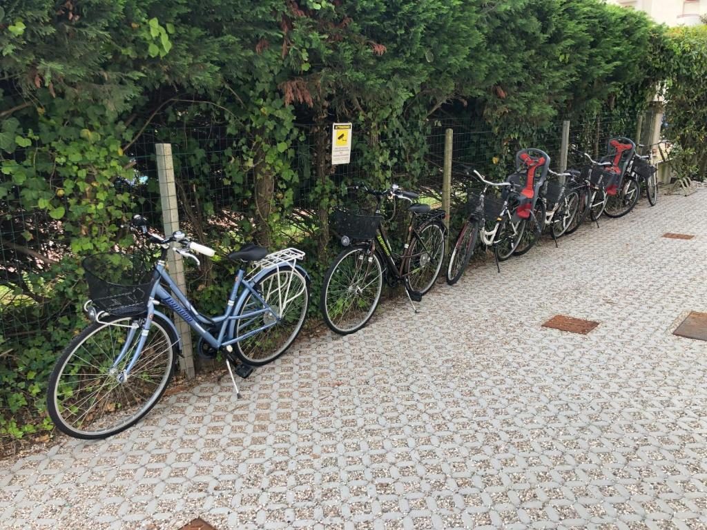 Biciclette a disposizione degli ospiti